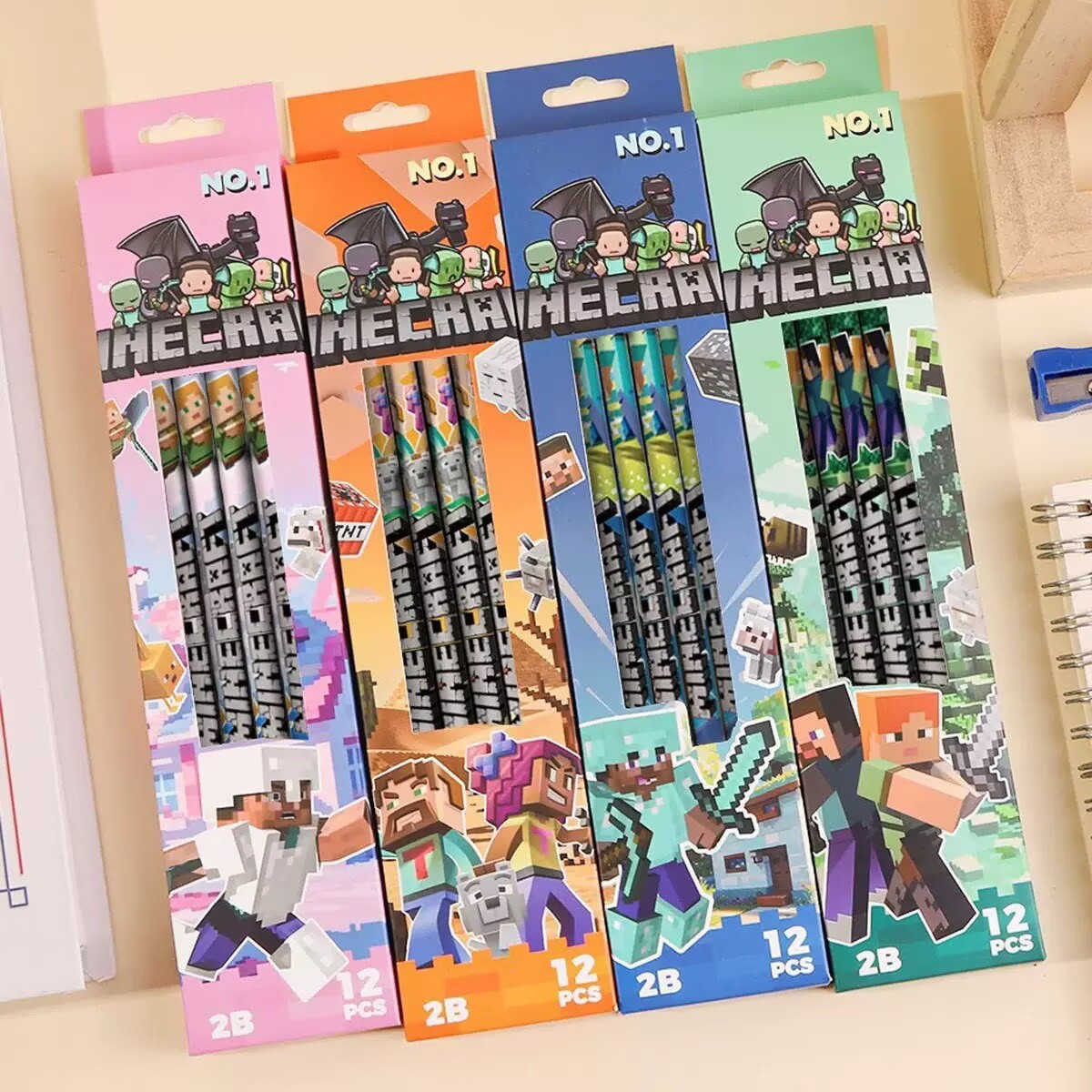 Stationery Supplier - Lote de 4-12 Lápices sin Caja,